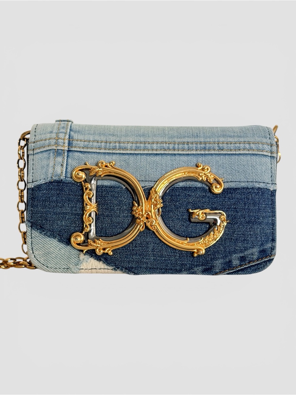 Dolce & Gabbana DG Girls Denim Shoulder Bag